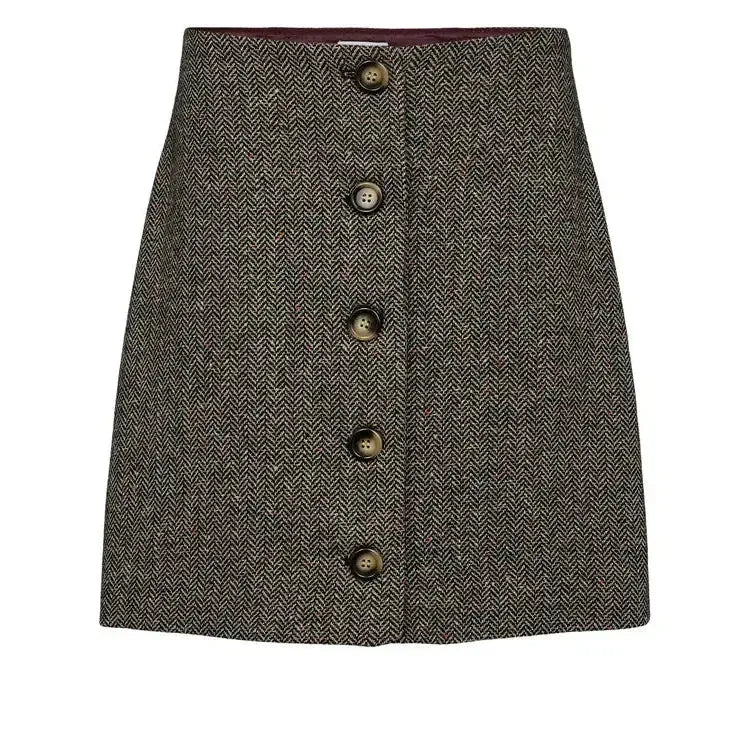 Nümph, Nuavey Mini Skirt, Caviar-Nümph-Minlillebutik.dk