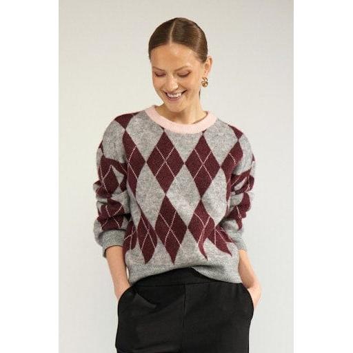 Nümph, Nutikla, Pullover, Medium Grey Melange