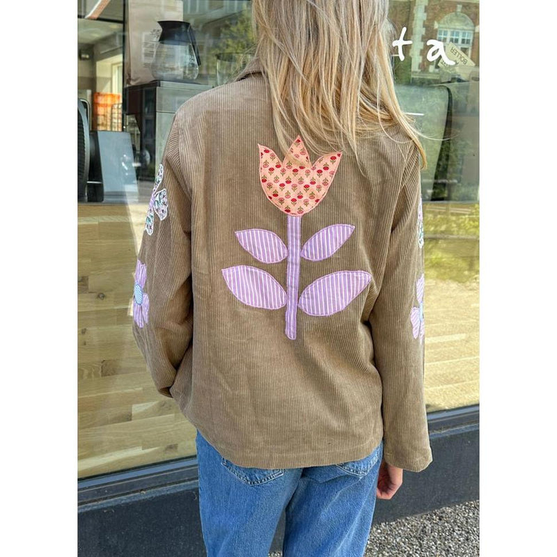 Sissel Edelbo, Twiggy Jakke, Sand-Sissel Edelbo-Minlillebutik.dk