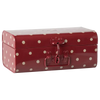 Maileg, Opbevaringskuffert, Lille, Rød m/prikker 19-4531-00-Maileg-Minlillebutik.dk