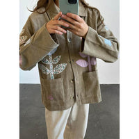 Sissel Edelbo, Twiggy Jakke, Sand-Sissel Edelbo-Minlillebutik.dk