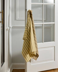 Nordal, RAFU viskestykke, stribet gul/beige