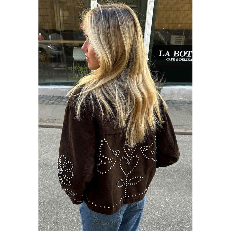 Sissel Edelbo, Emme Jacket, Brown-Sissel Edelbo-Minlillebutik.dk