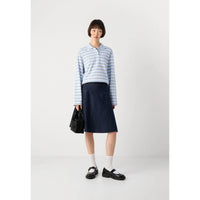 Mads Nørgaard, Cosy Denim Stelly Skirt, Dark Indigo-Mads Nørgaard - Dame-Minlillebutik.dk