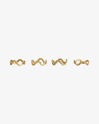 Nordal, SKYE Servietring, Guld finish