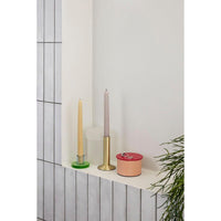 Hübsch, Lysestage, Brass, Guld-Hübsch-Minlillebutik.dk