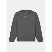 Mads Nørgaard, Light Terry Polo Sweat, Asphalt-Mads Nørgaard - Herre-Minlillebutik.dk