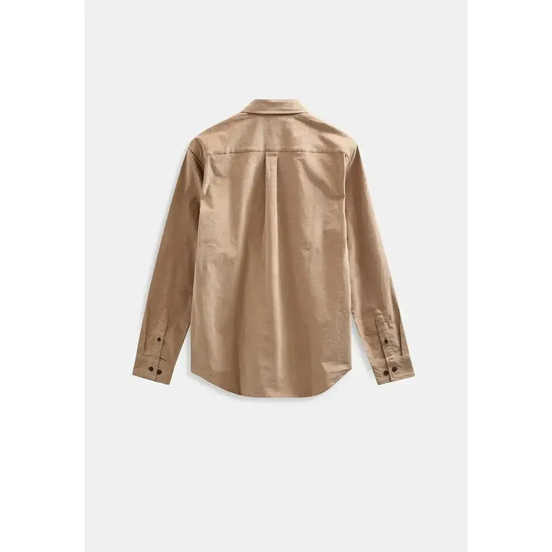 Anerkjendt, Leif Solid Cord Shirt, Tigers Eye-Anerkjendt-Minlillebutik.dk