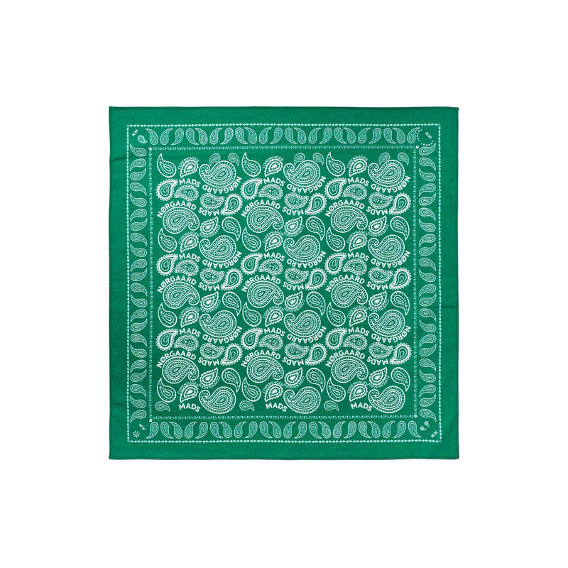 Mads Nørgaard, Soft Cotton Paisley Scarf Solid, Grøn-Mads Nørgaard - Dame-Minlillebutik.dk
